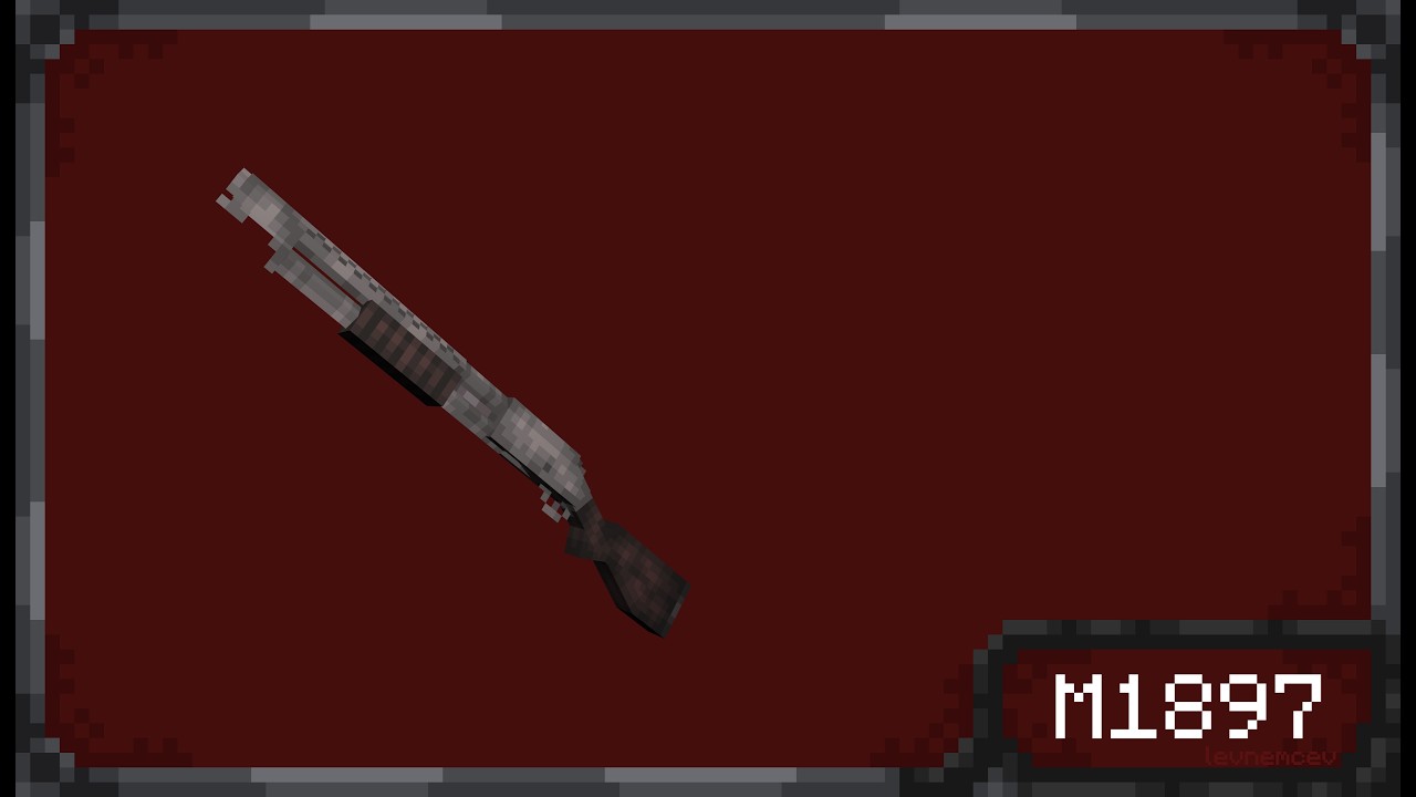 Анимации Winchester M1897 - LevkaPack ModularWarfare-Shining Minecraft Mod 1.12.2