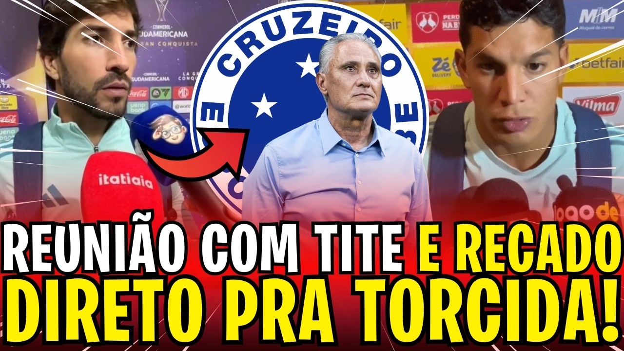 LUCAS SILVA EXPÕE O QUE ACONTECEU NA REUNIÃO COM TITE E MANDA RECADO DIRETO PRA TORCIDA DO CRUZEIRO!