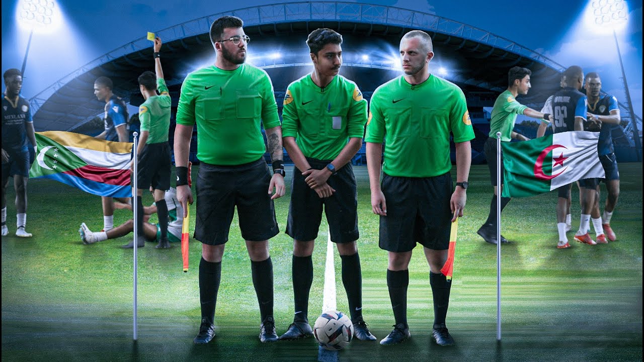 J'arbitre la Demi-Finale de la Coupe du monde de Clermont sur un Stade de Ligue 1 (Alg&eacute;rie Comores)