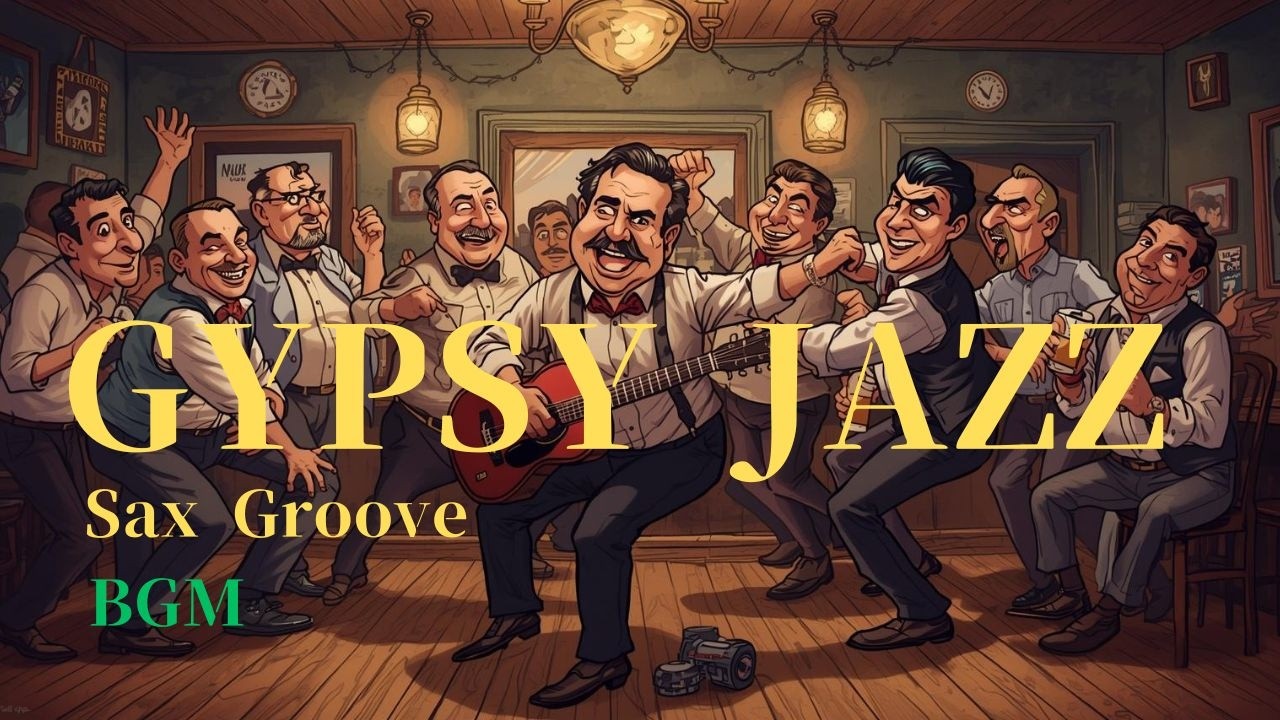 👉 Gypsy Jazz Sax Groove 🎷