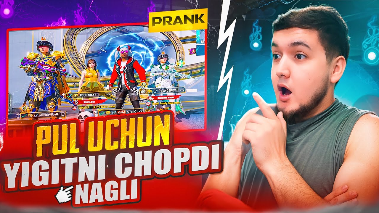 DANAT UCHUN YIGTINI NAGLI CHOPDi...😱 #pubgmobile #prank