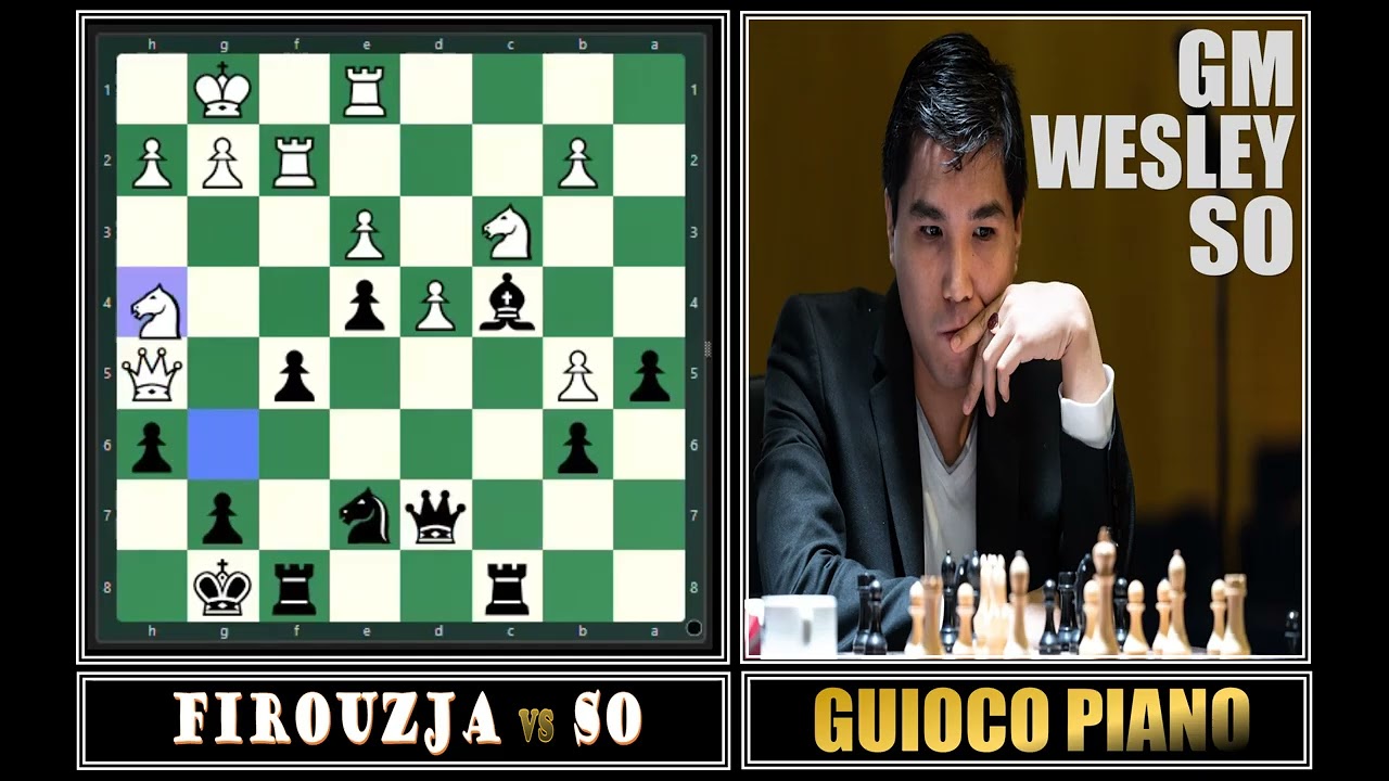 Chess Review: Gm Wesley So - Guioco Piano Opening 