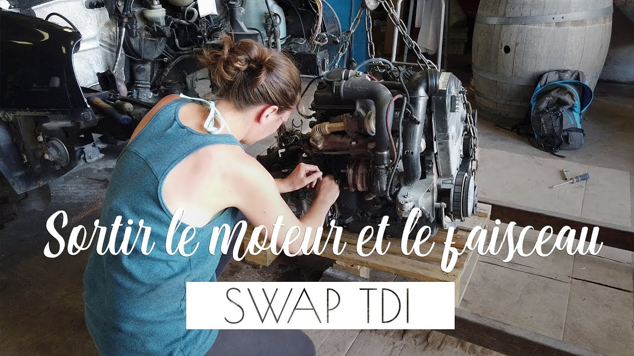 [Swap TDI] EP02 - Récupérer le MOTEUR et le FAISCEAU ÉLECTRIQUE pour mon VW T3