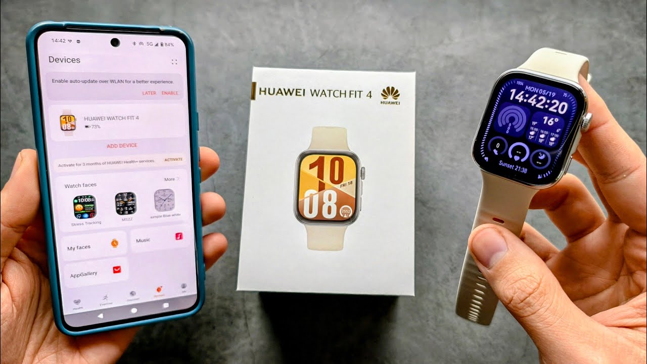 How to Setup & Pair Huawei Watch Fit 4 / Pro with Android Phone - Samsung, Pixel, Xiaomi, Vivo, Moto