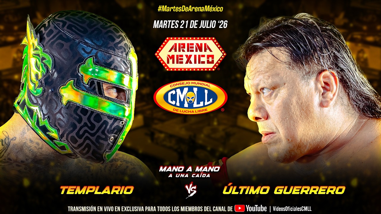 CMLL HIGHLIGHTS 21 DE JULIO &acute;26 || TEMPLARIO VS &Uacute;LTIMO GUERRERO