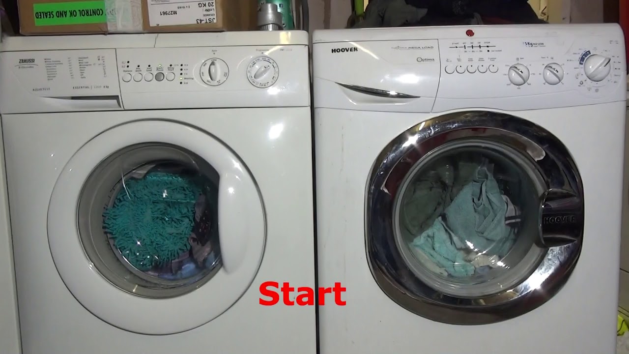 Wash Race No.80 : Zanussi Essential vs hoover nextra   cotton 60'c