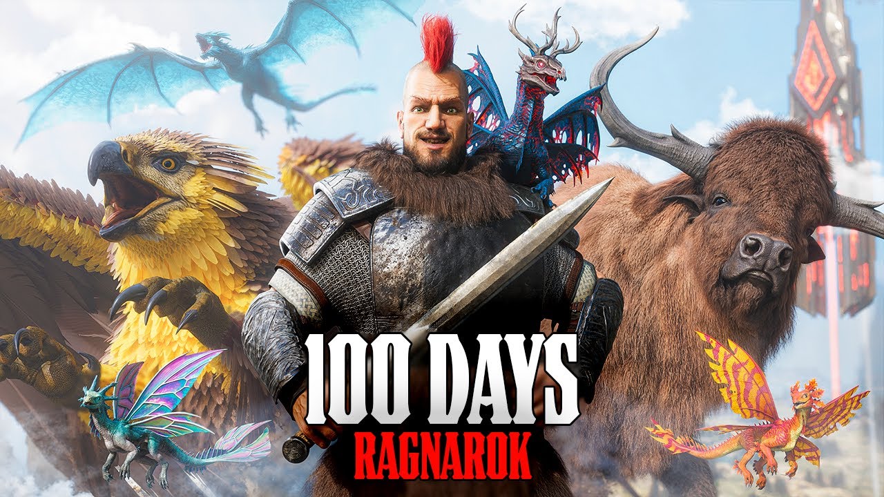I Spent 100 Days In Ark Survival Ascended - Ragnarok