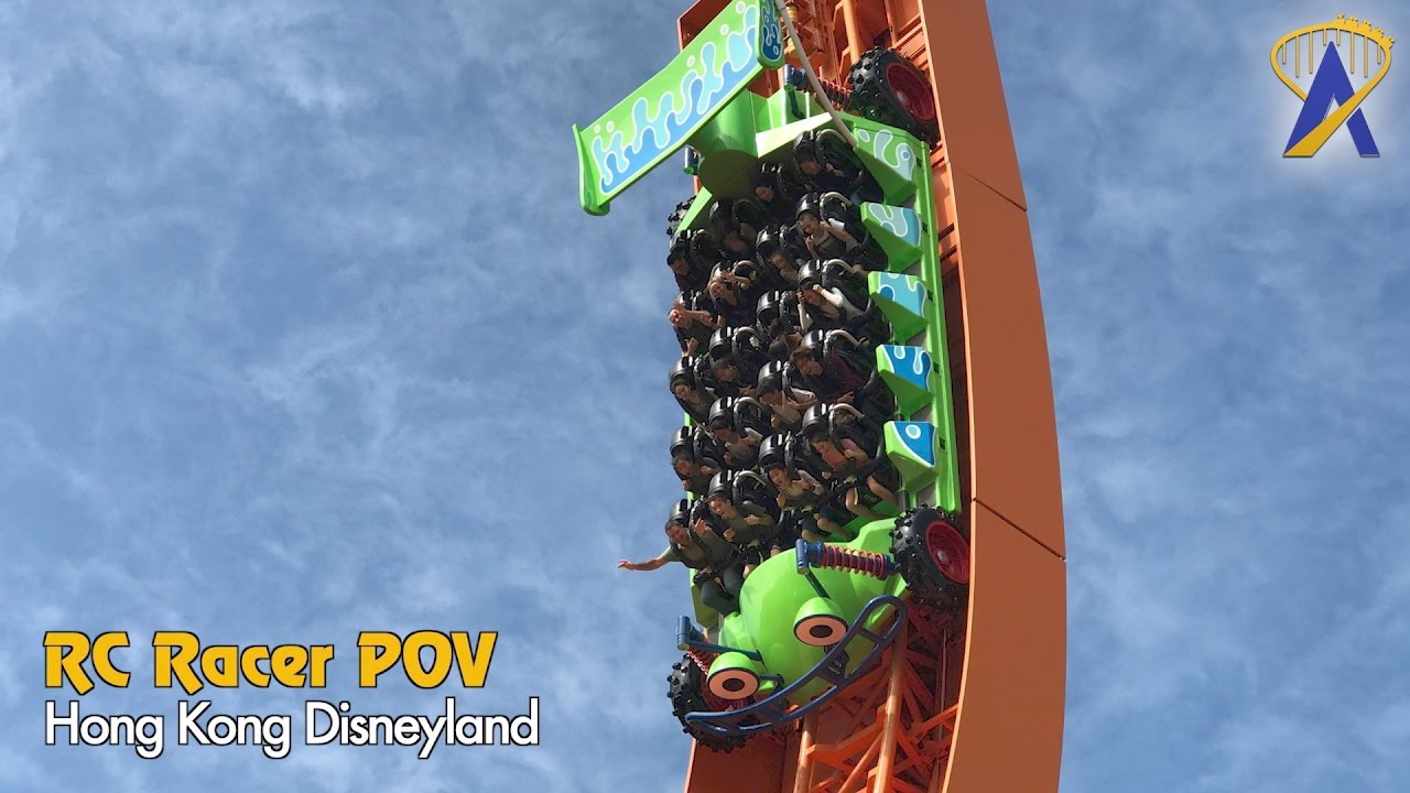 RC Racer Ride POV at Hong Kong Disneyland