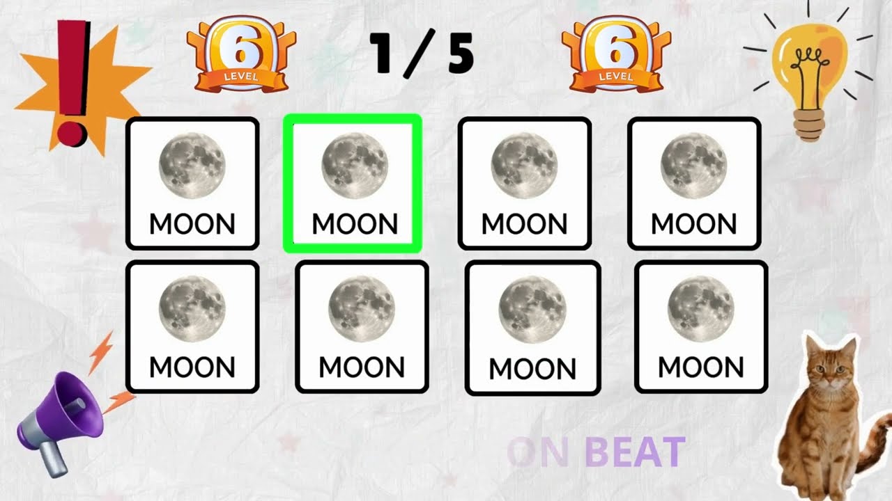 Say The Word On Beat 🎵 | Level 1- 7 | Easy to Impossible 🏆