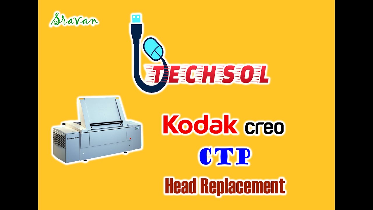 Kodak Creo Trendsetter News CTP Head Replacement