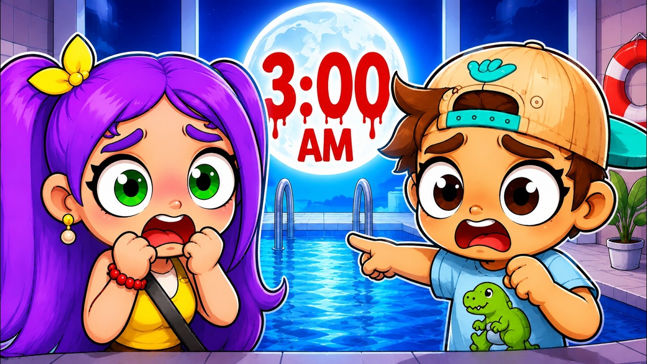 NUNCA ENTRE NA PISCINA ÀS 3 DA MANHÃ | AVATAR WORLD