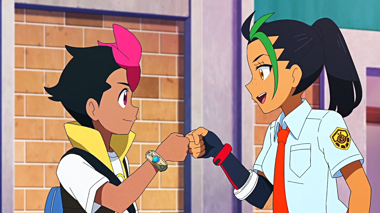 ROY VS NEMONA - Shiny Mega Lucario VS Pawmot - Pokemon Horizons Episode 101 AMV
