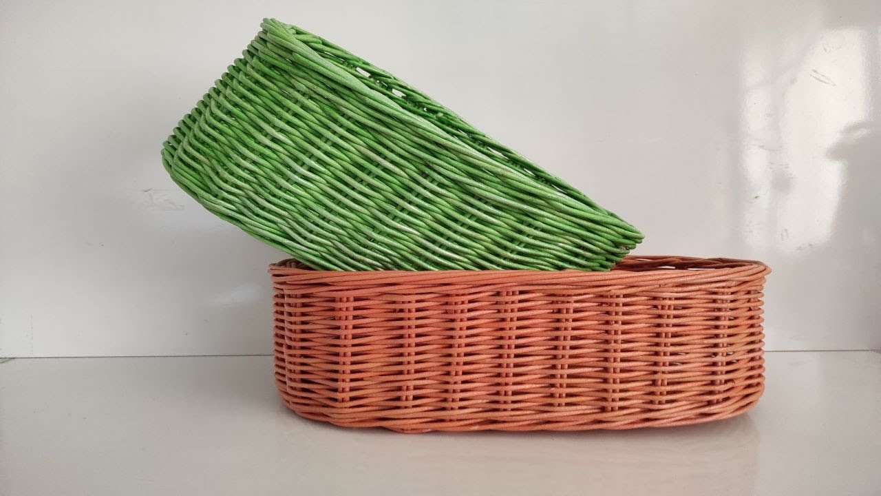 YEŞİL OVAL SEPET YAPIMI