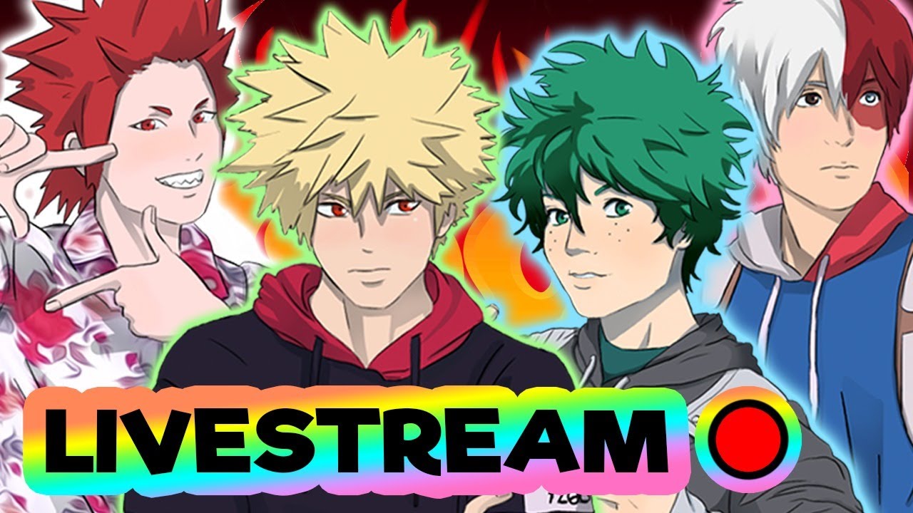 BNHA Boys Stream [KiriBaku + TodoDeku] SPICY CHALLENGES! | My Hero Academia Cosplay