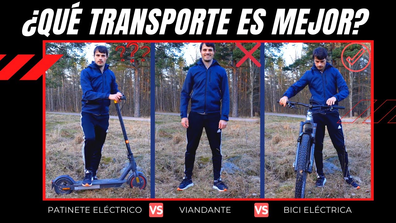 BICI ELÉCTRICA 🆚 PATINETE ELÉCTRICO | Comparativa transporte eléctrico personal