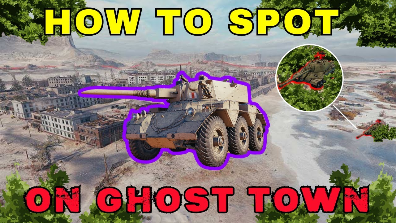 How To Spot On Ghost Town - Even In A Medium Tank! OVER 7K SPOTTING!
