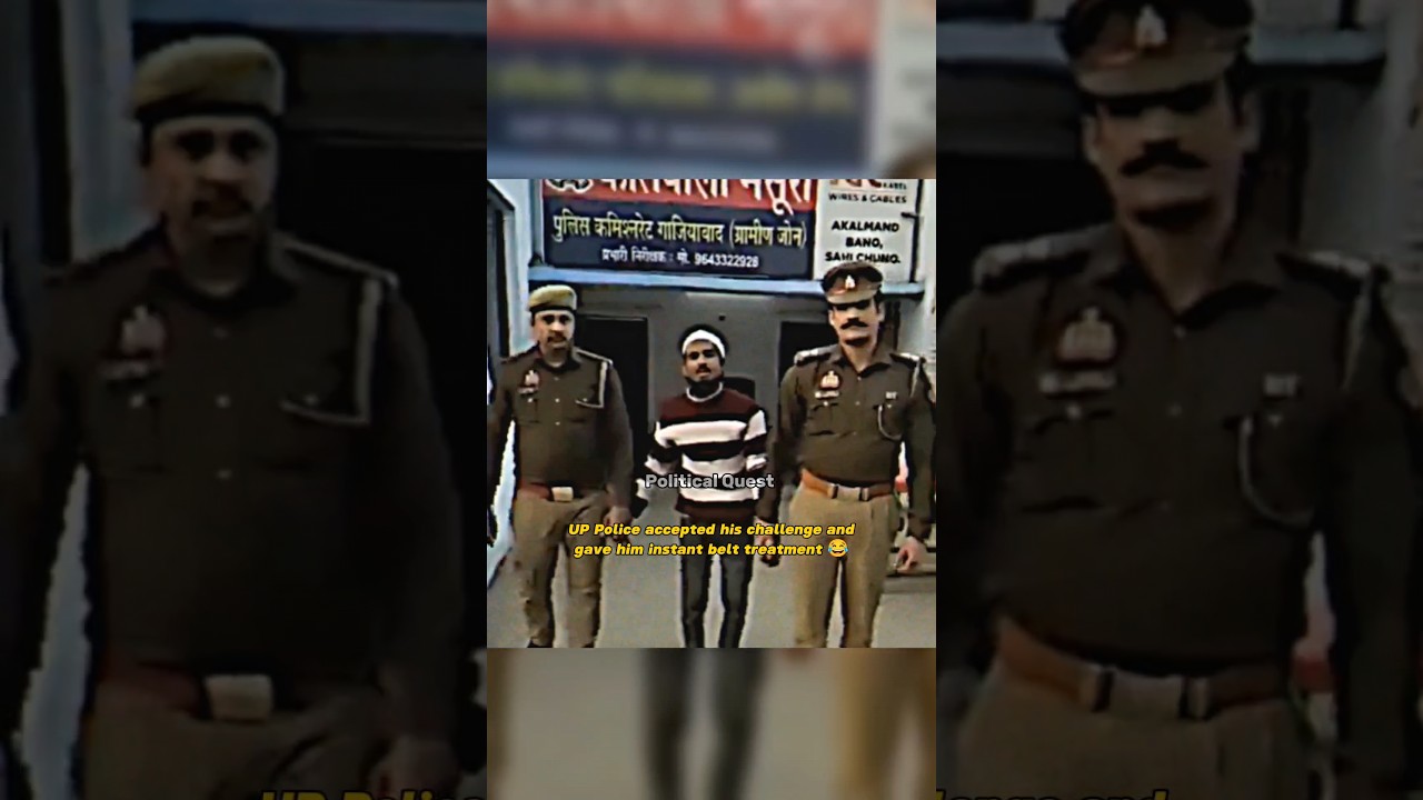 🫡😍 Never Challenge Yogi and UP Police | #shorts #status #yogi