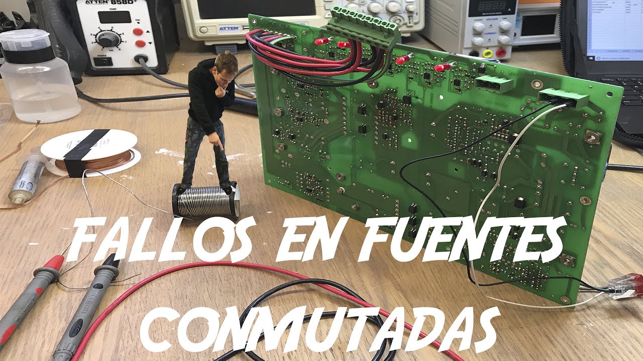 Fallos en fuentes #conmutadas - Como reparar cuando tenemos una intermitencia en el led de salida.