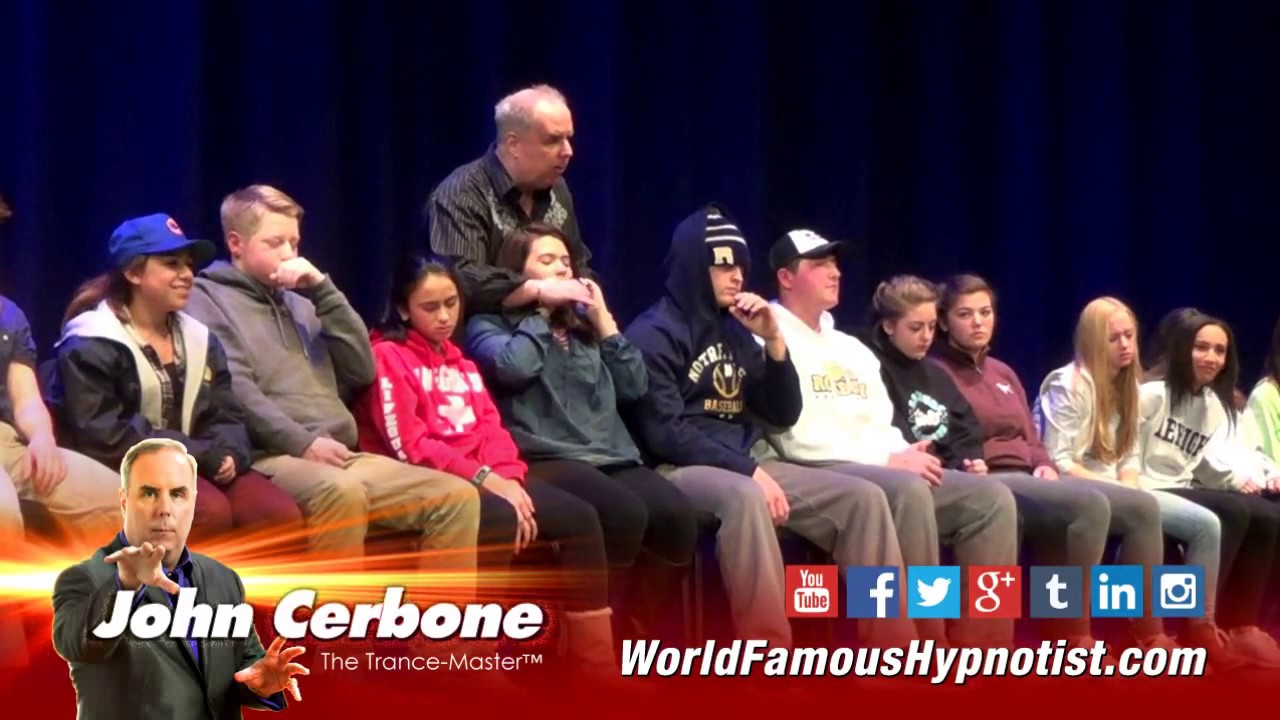 High School Fund-Raiser - Hypnosis Show Highlights - World Famous Hypnotist John Cerbone