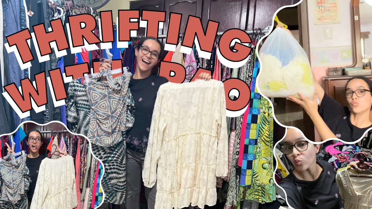 Comprando ropa de segunda mano y haul | Thrifting with Pao | Episodio 25