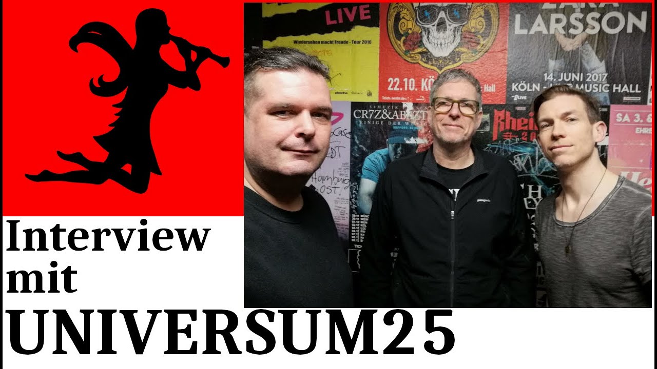 UNIVERSUM25 Interview in der Live Music Hall Köln vom 20. Januar 2024, by Nightshade TV