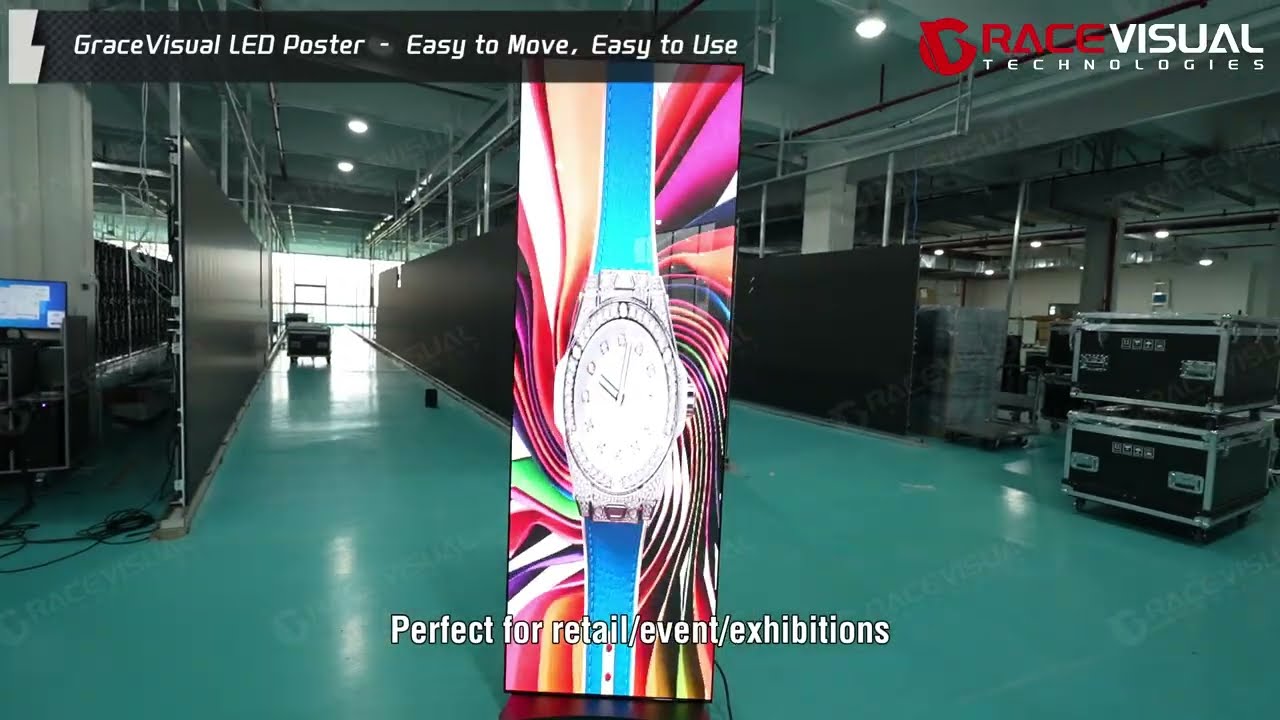 LED Poster,the perfect all-in-one display solution! 1920x640mm! #ledposter  #posterdesign