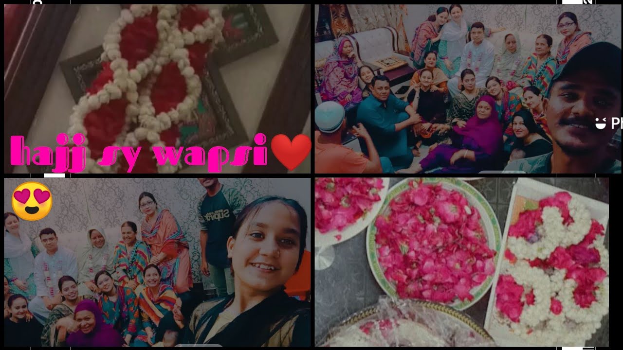 hajj sy wapsi || family member returning from hajj || wecome preparations || hajj 2022