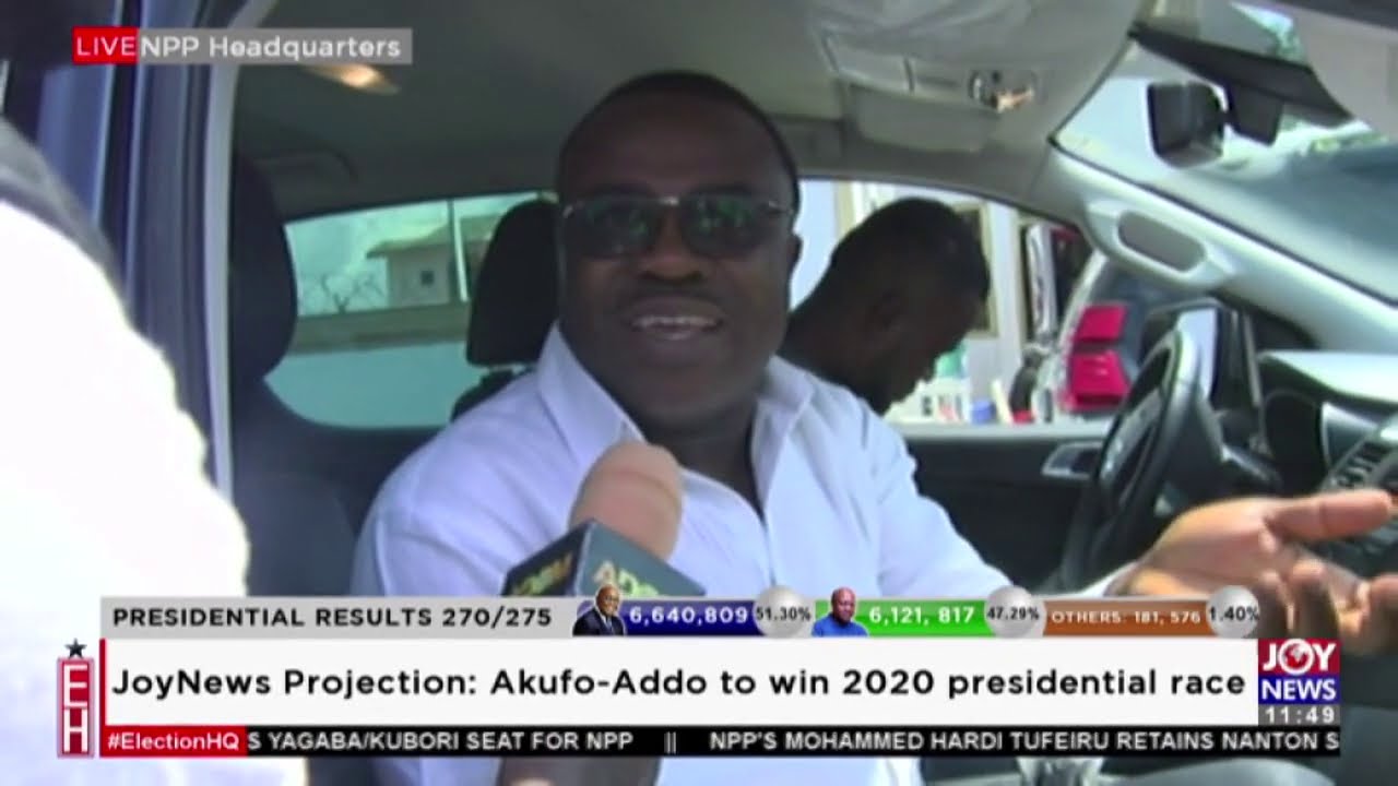 Akufo-Addo to win Election 2020 presidential race – JoyNews Projection (9-12-20)