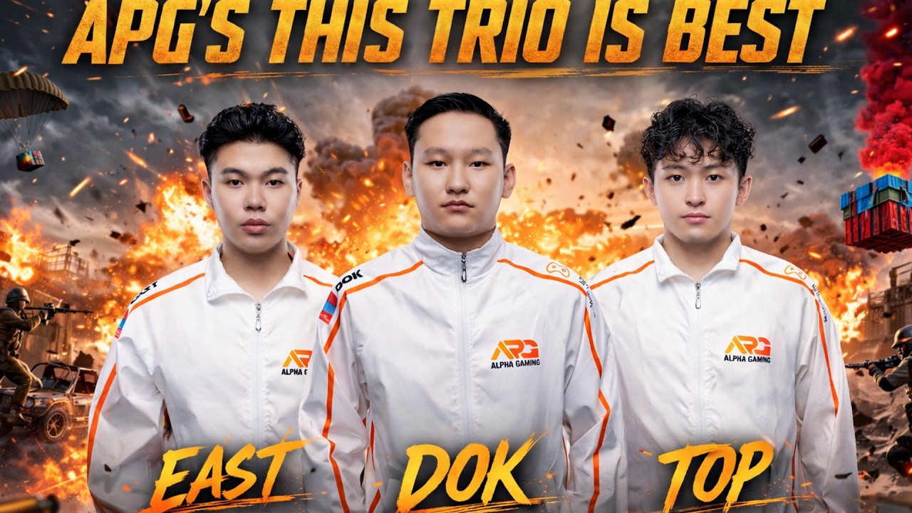 PUBG MOBILE MONGOLIA 🇲🇳 : APG'S THIS TRIO IS THE UNSTOPABLE 🤔😱APG DOMINATION IN INT'L LOBBY👑🔥