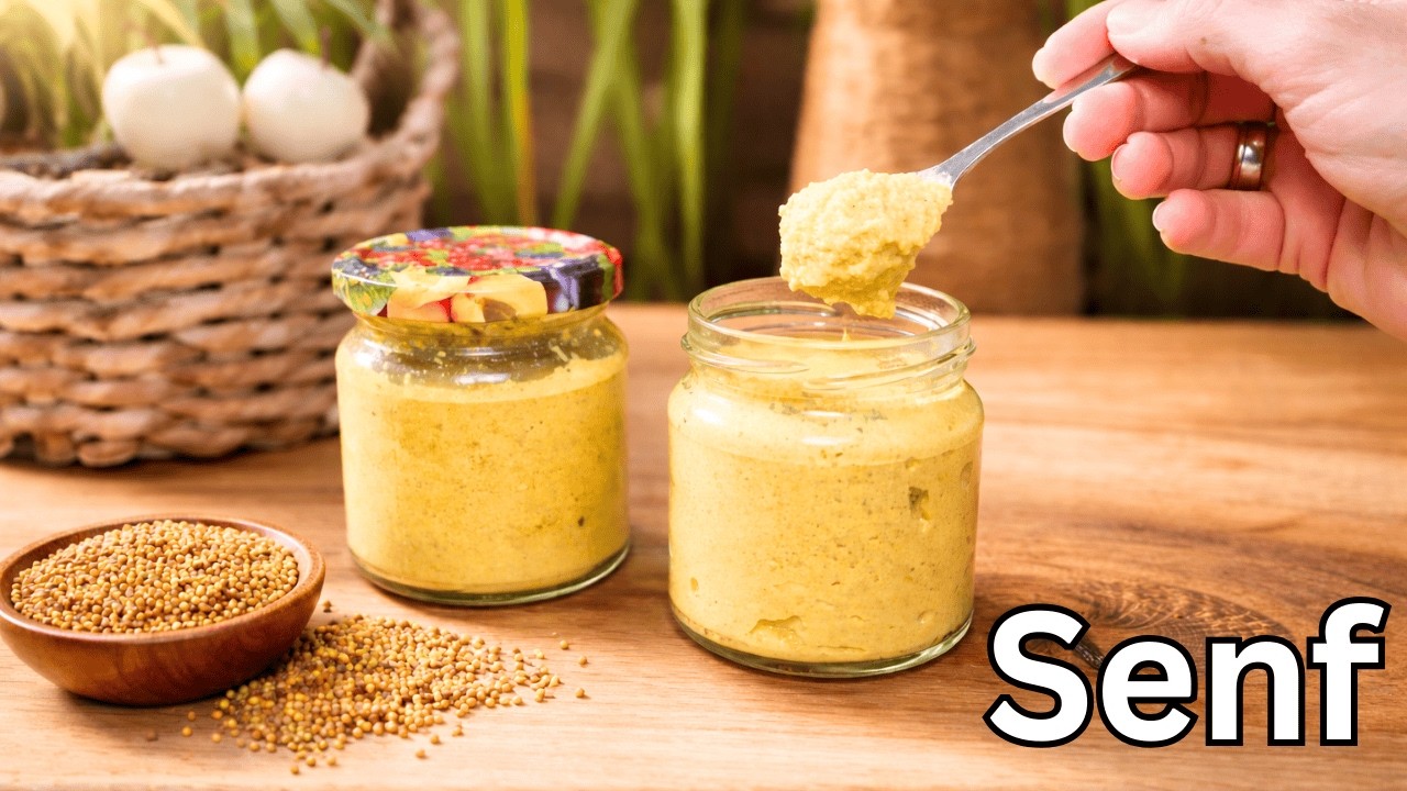 Hausgemachter Senf selbst herstellen 🙂 Schnelles Rezept ohne Zusatzstoffe, besser als gekaufter #298