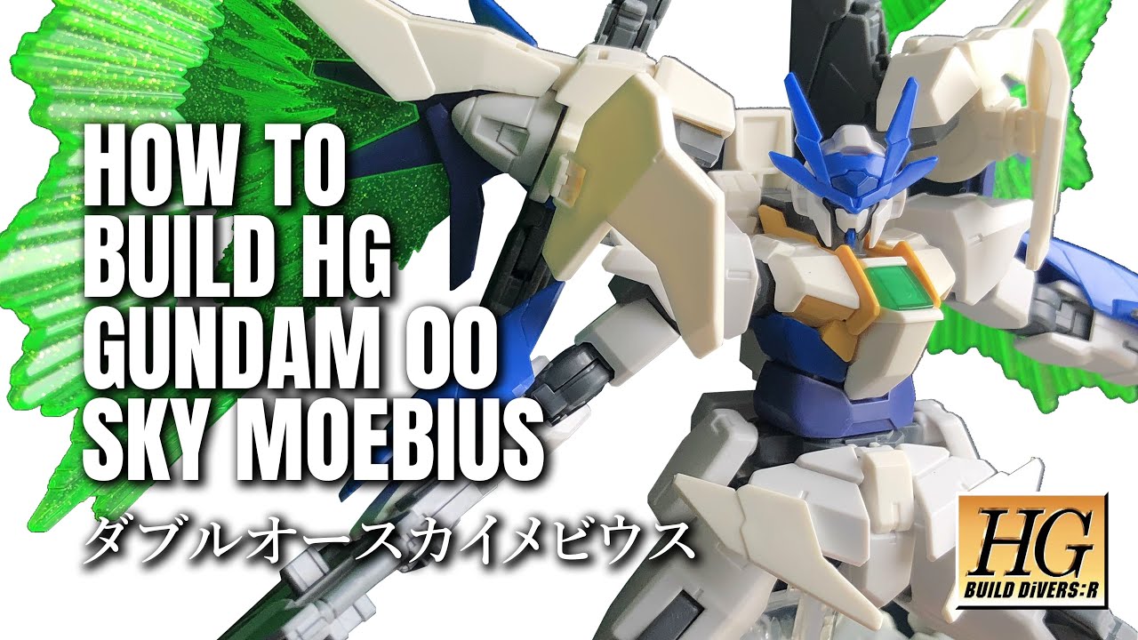 Speed Build Review : HGBD:R 1/144 Gundam 00 Sky Moebius (ガンプラ) ガンダムダブルオースカイメビウス [1080p][ENG]
