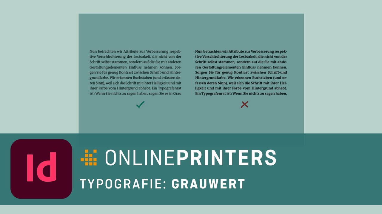 Typografie: Grauwert