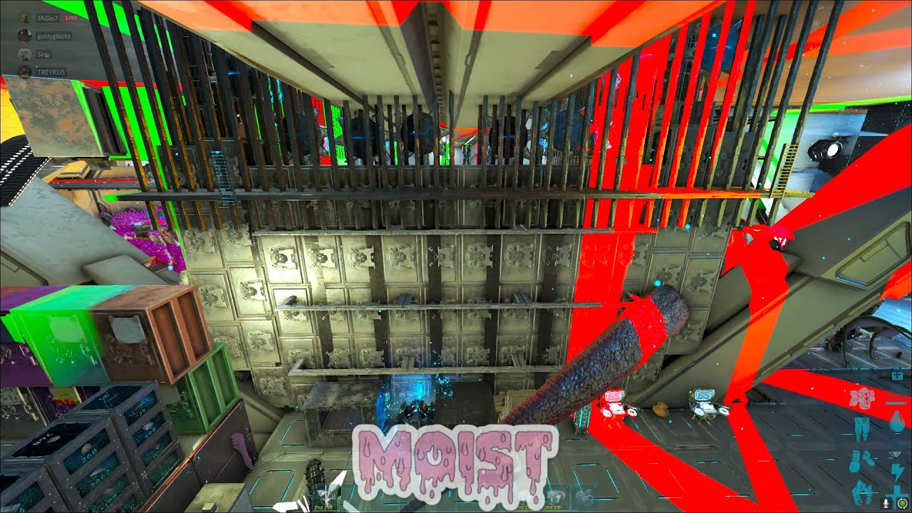 MOIST Base Tour | Gen 2 Underwater Cube | Corner Plat | Ark Official Small Tribes PvP