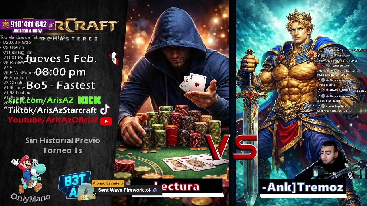 Torneo 1vs1 | Semifinal | Oni]X[Dev- vs pGf]Wilcha | Starcraft Fastest