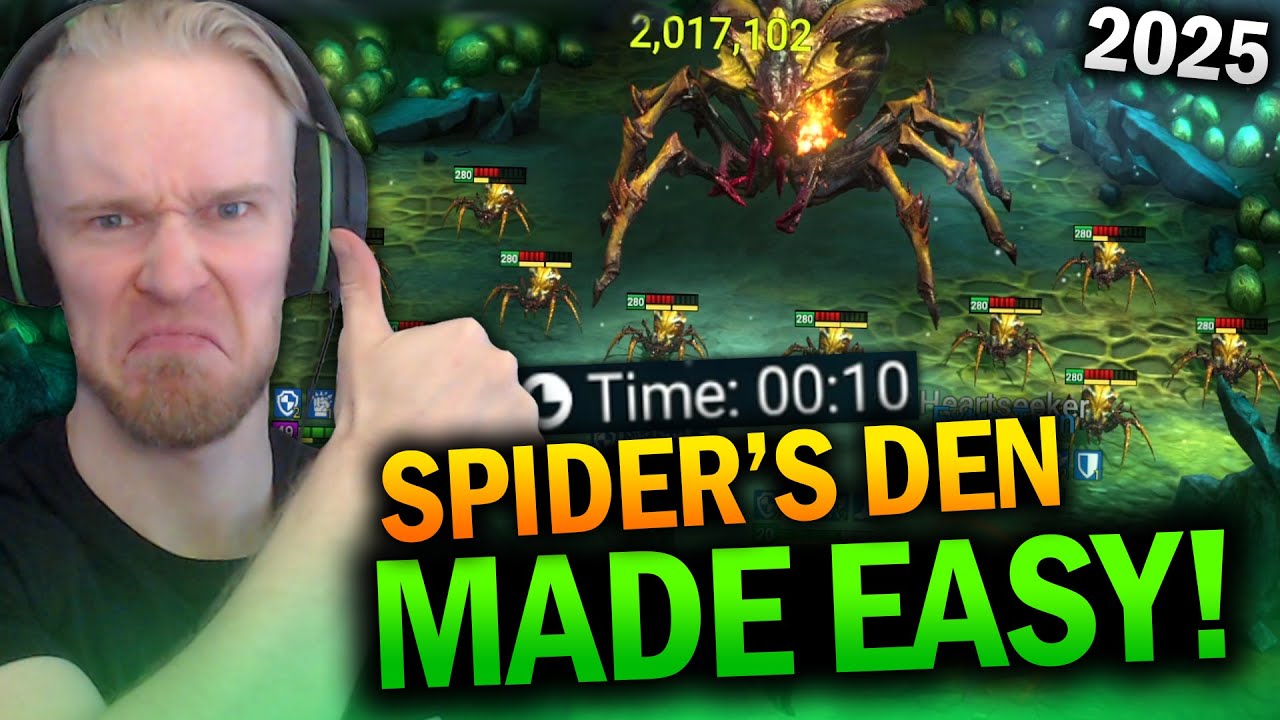 ЛУЧШИЕ КОМАНДЫ F2P SPIDER'S DEN — Лучшие чемпионы и советы (2025) — Руководство по Raid Shadow Le...