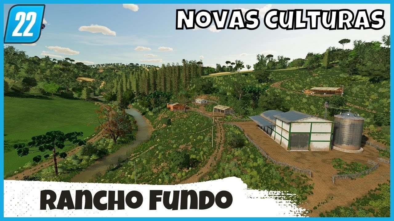 LANÇAMENTO! Rancho Fundo MELHOR mapa para Fazendeiro Pequeno no Farming Simulator 22