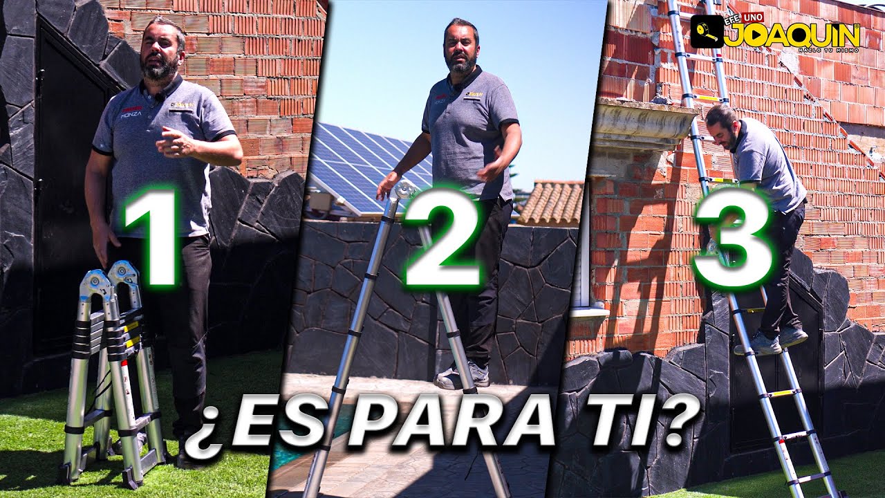 Pruebo esta escalera plegable y doy mi opinión ¿Riesgo o un indispensable?