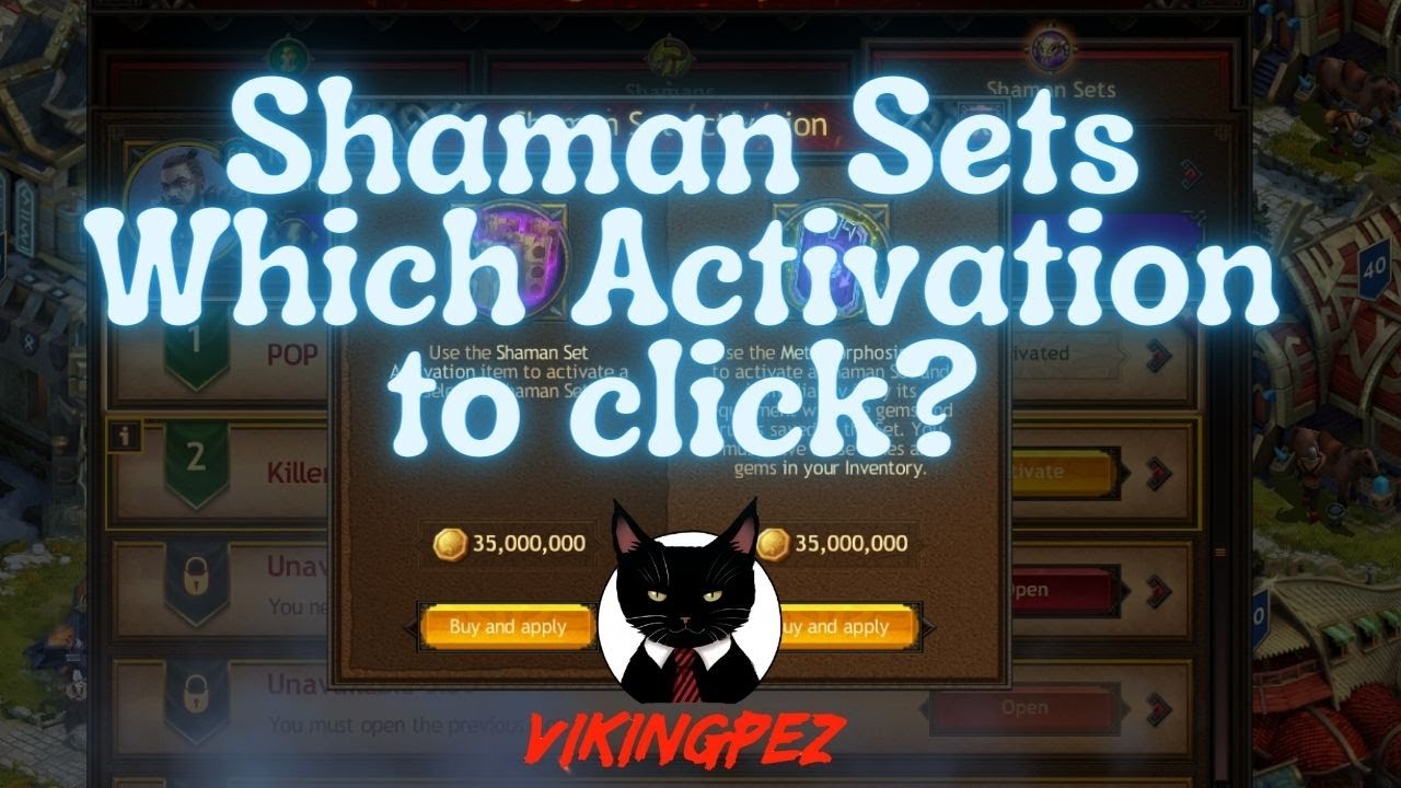 Shaman Sets! Which Activation to click? / Vikings: War of Clans
