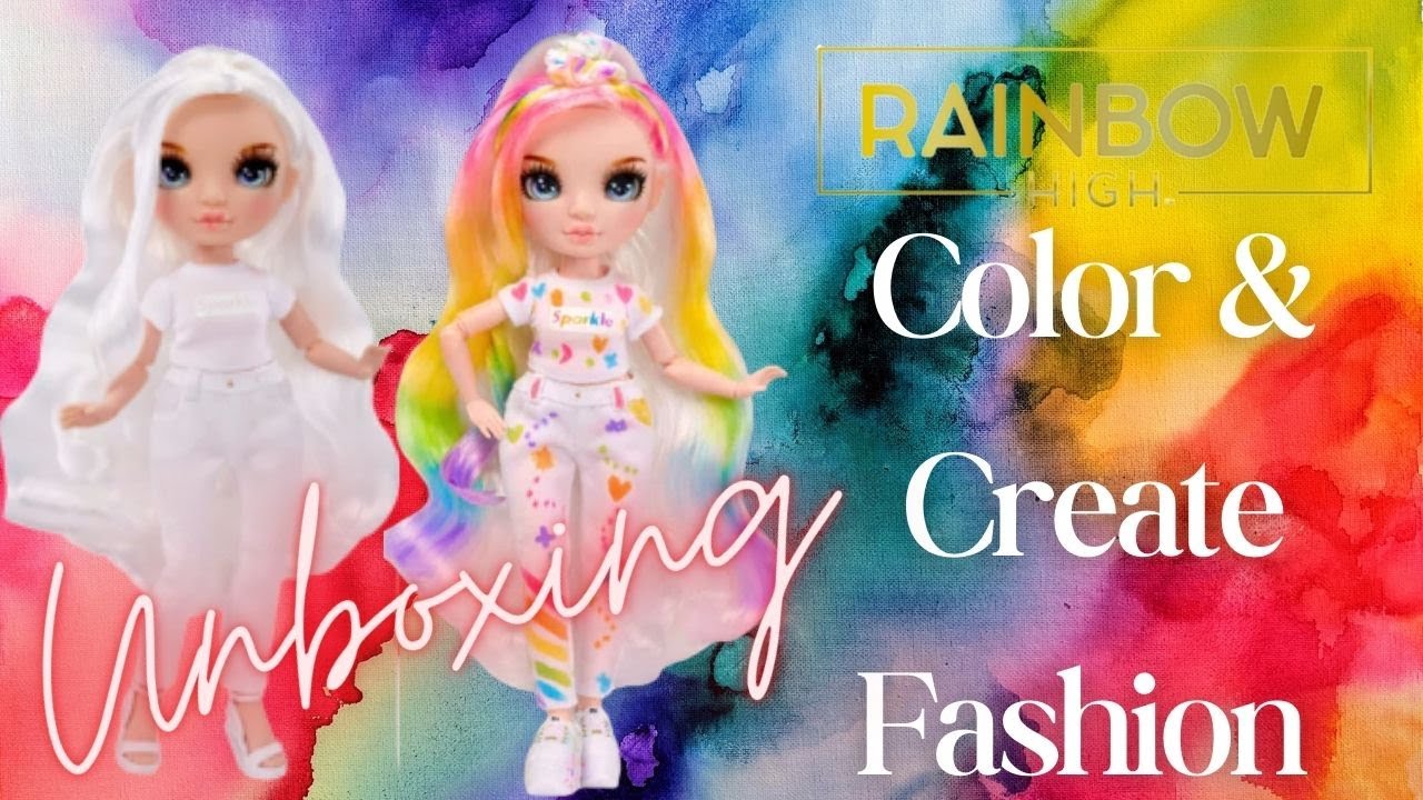 RAINBOW HIGH COLOR AND CREATE FASHION UNBOXING & RESEÑA | #enespanol | #rainbowhigh