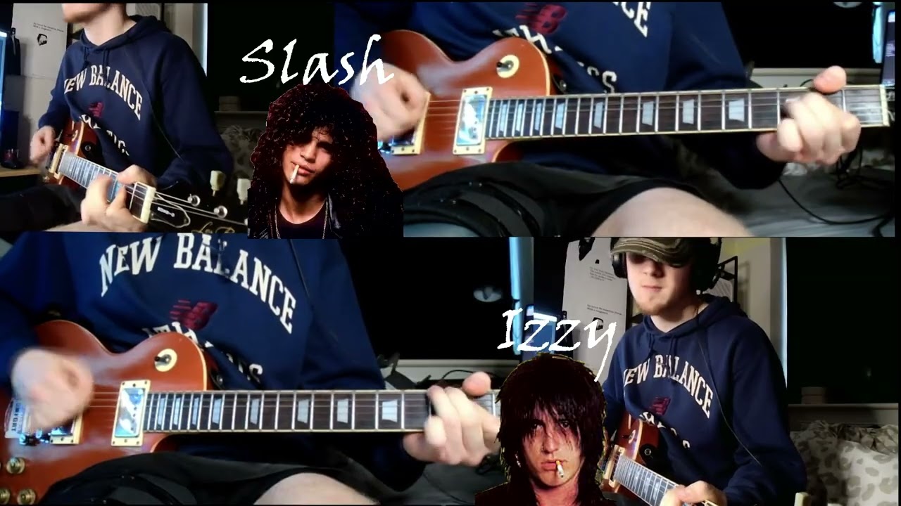Nightrain - Guns 'n Roses (All Guitar Parts Cover)