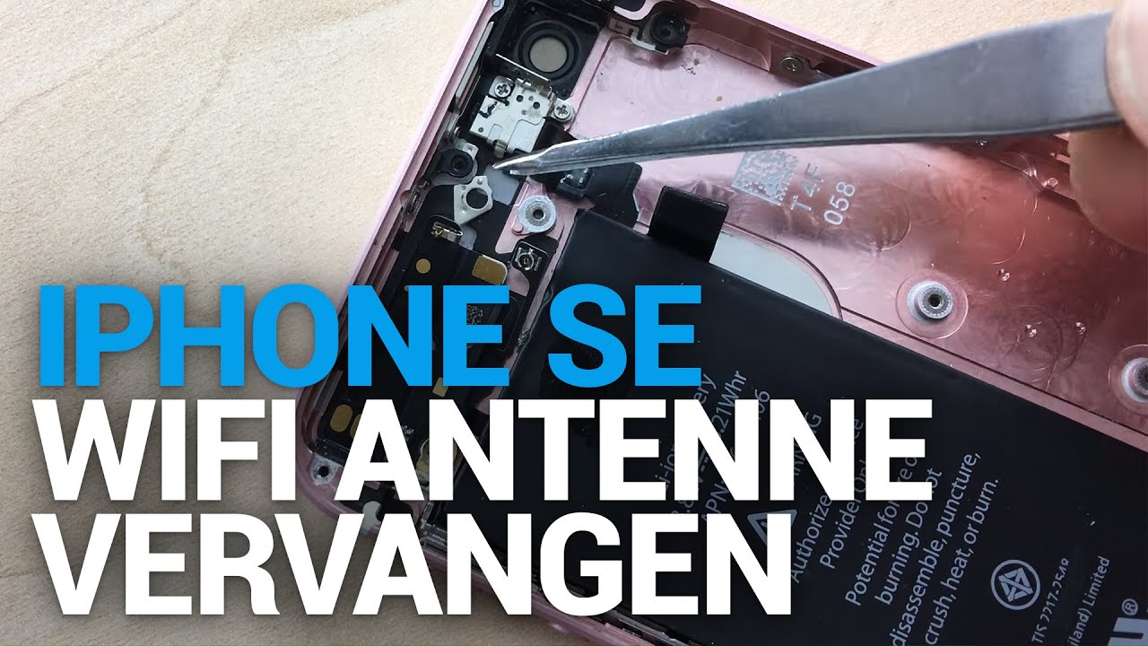 iPhone SE (2016) wifi en bluetooth antenne vervangen - Fixje.nl