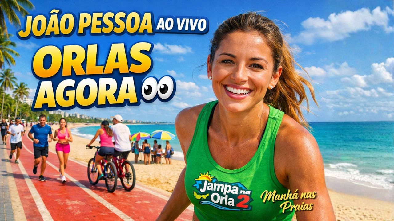 👉 JO&Atilde;O PESSOA AO VIVO | Orlas de Cabo Branco e Tamba&uacute; NESSE MOMENTO 👀 | Brazil Beach LIVE Now