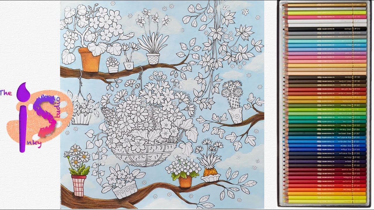 Thème Printemps - Tuto 4/4 , Ciel aux crayons de couleurs par CaMilLe