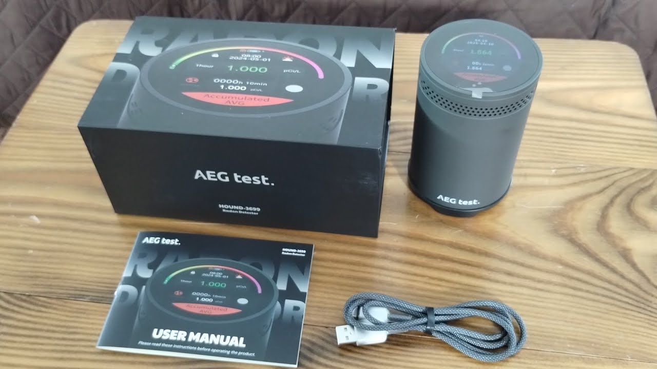 AEG TEST Hound -3699 Radon Detector Review