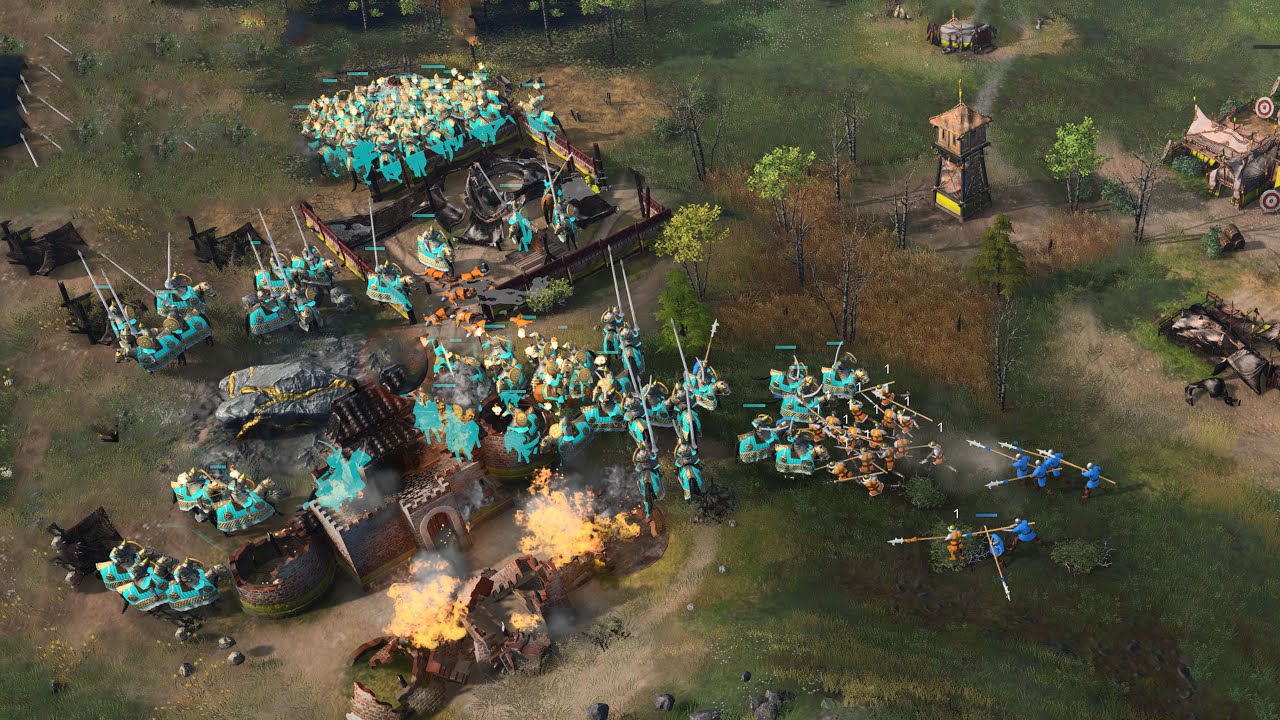 Age of Empires 4 - 4v3 NOMAD EPIC UNEXPECTED TURN OF EVENTS | Multiplayer Gameplay