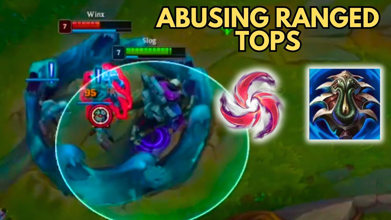 Yorick is PERFECT at dealing with Ranged Tops