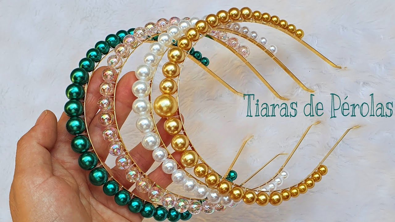 DIY: TIARA DE PÉROLAS