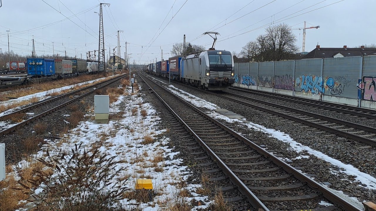 Bei Schnee in Berg am Laim.