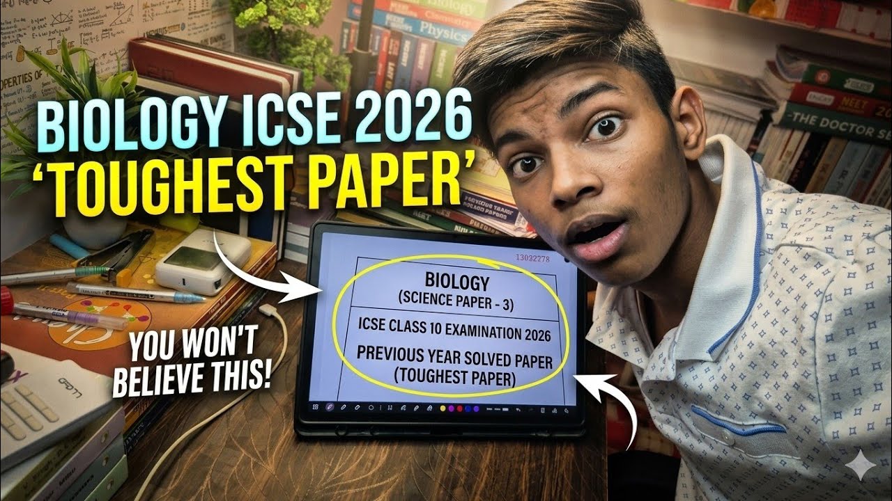 BIOLOGY paper REVIEW ICSE 2026 TOUGHEST PAPER IN HISTORY OF ICSE 