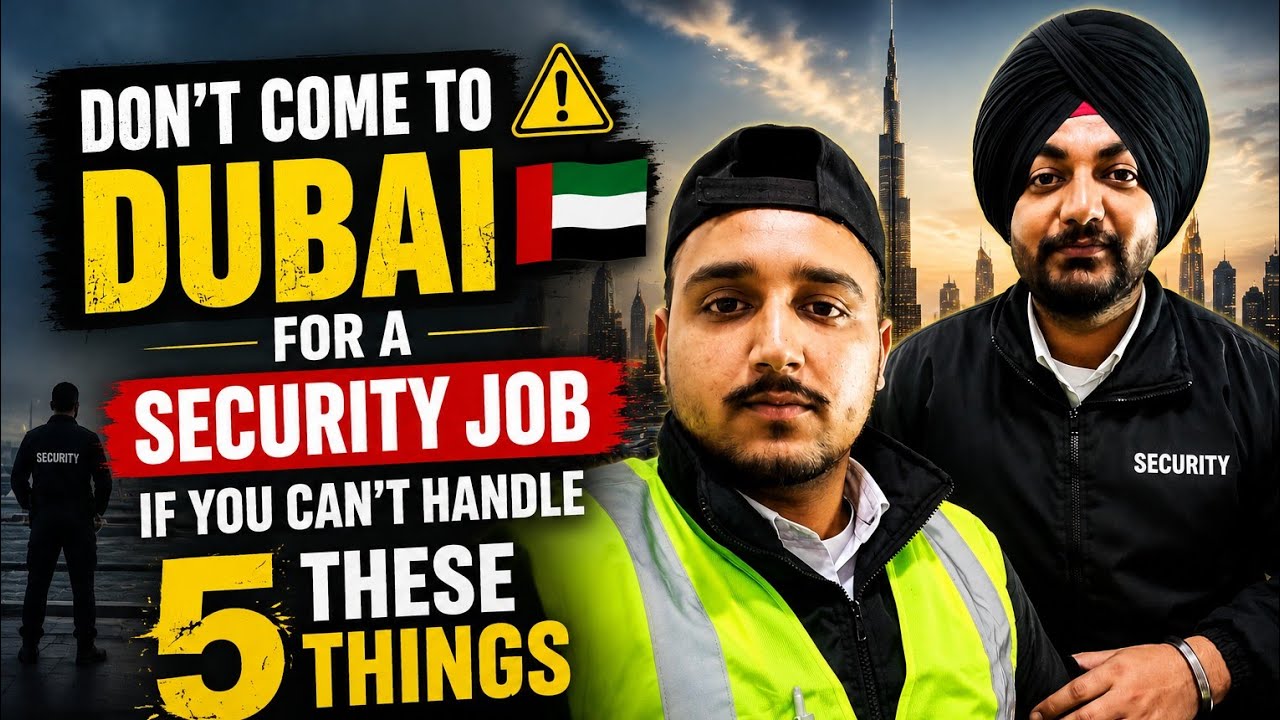 🚨 Dubai Security Job 2026: 5 Hard Truths Nobody Tells You 🇦🇪